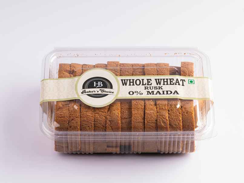 HB BAKERS CHOICE Whole Wheat Rusk | 0%Maida