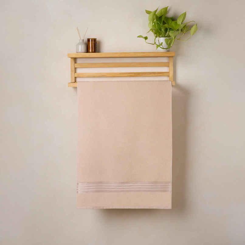 Himeya Quick Dry 380 GSM Cotton Bath Towel | Desert Sand