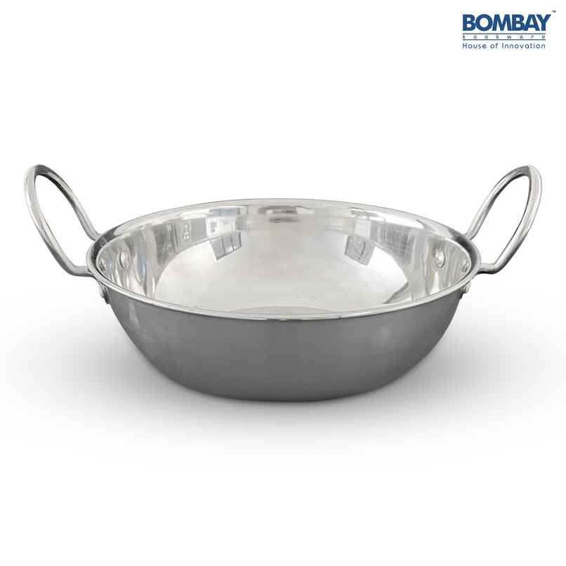 Bombay Kookware Stainless Steel Kadai (2.5 L)