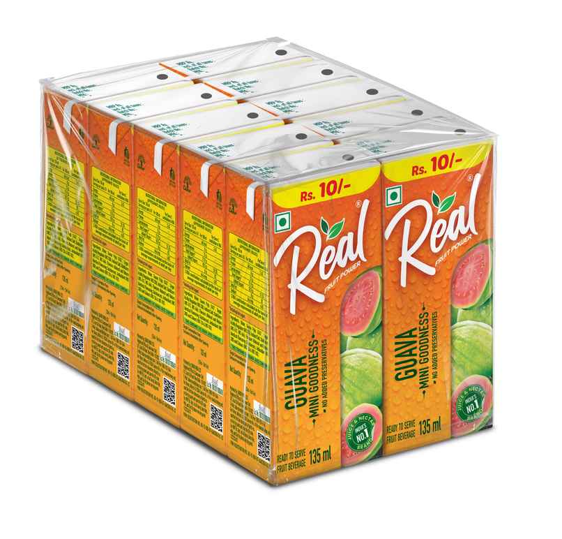 Real Fruit Power Guava Juice | Pack of 10 Real Fruit Power Guava Juice | Pack of 10