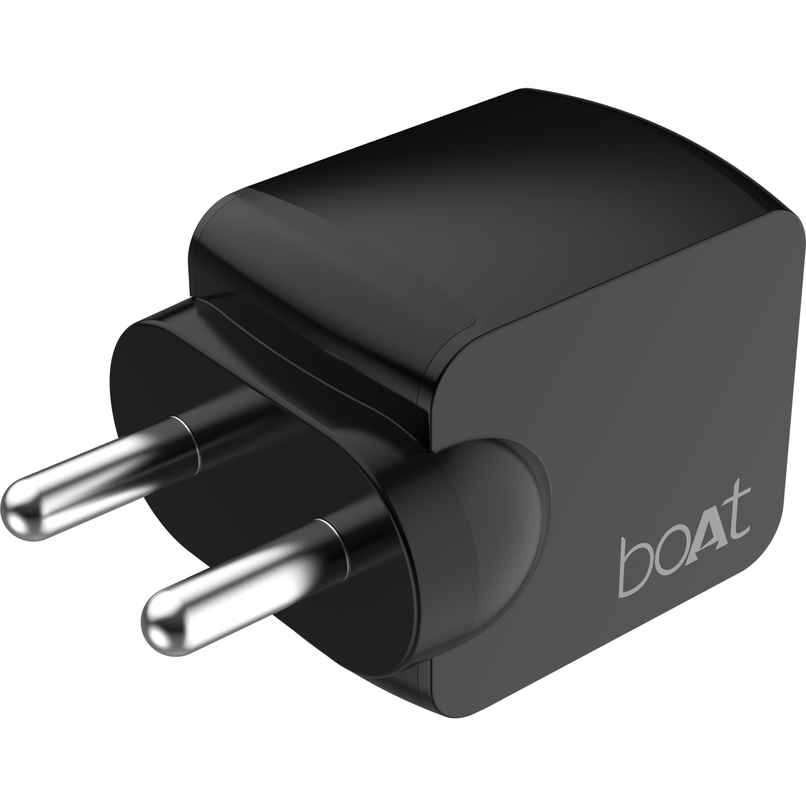boAt 35W GaN Wall Charger w/GaN Chip Tech, Fast Charging w/PD,PPS & QC 3.0 (Sleek Black)