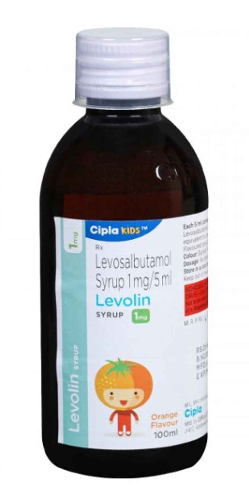 Levolin 1mg Orange Flavour Syrup Levolin 1mg Orange Flavour Syrup