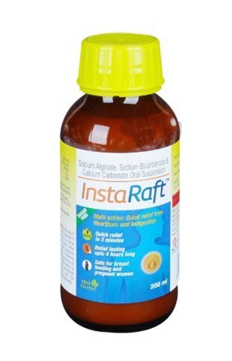 Insta Raft Mint Flavour  Sugar Free Oral Suspension