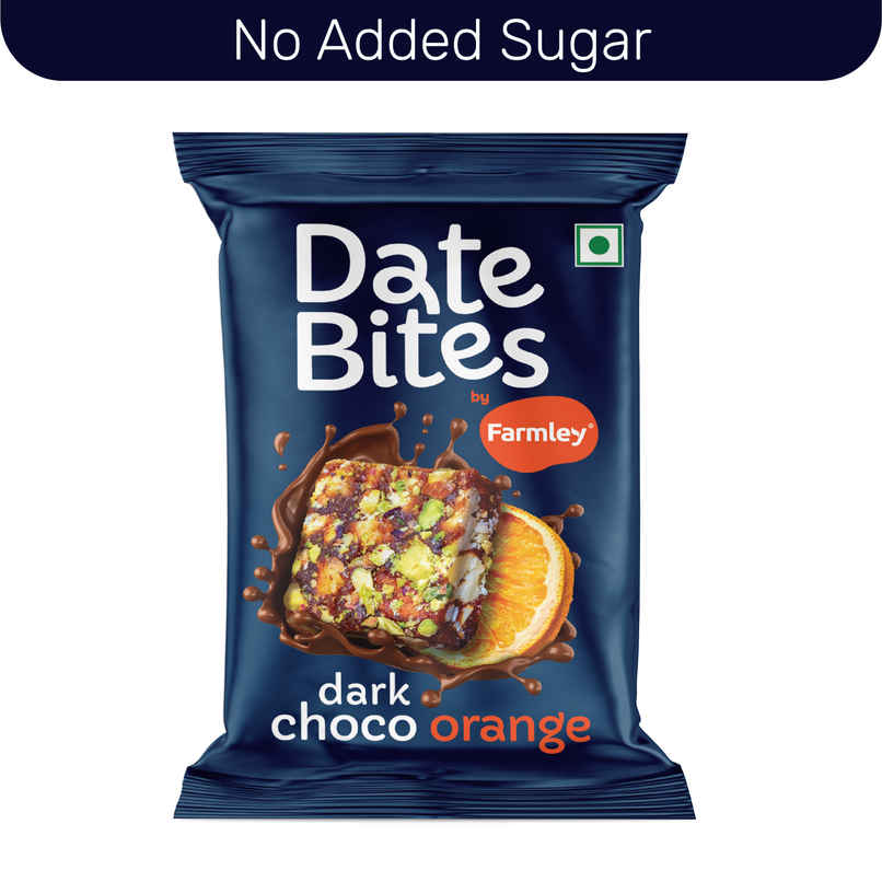 Farmley Choco Orange Chocolate Date Bites | No Added Sugar 