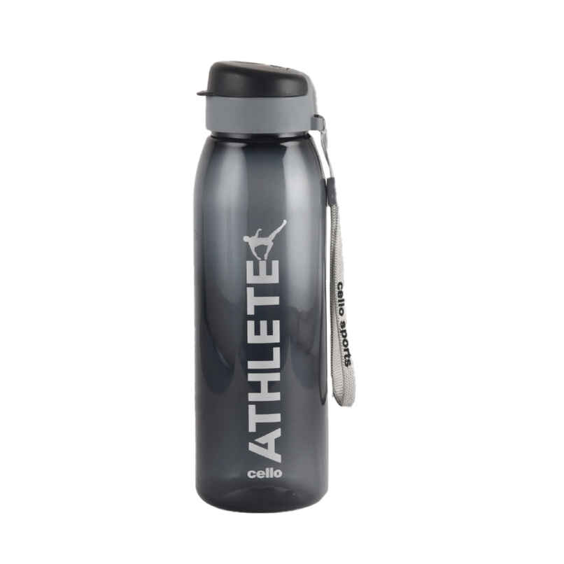 Athlete Flip Top Lid Water Bottle BPA Free Leakproof | Black | CELLO