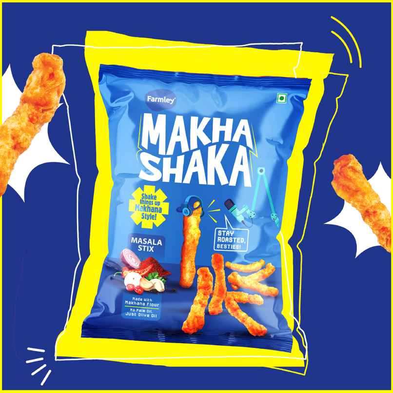 Farmley Makha Shaka- Masala Stix | Made with Makhana Healthy Munchies