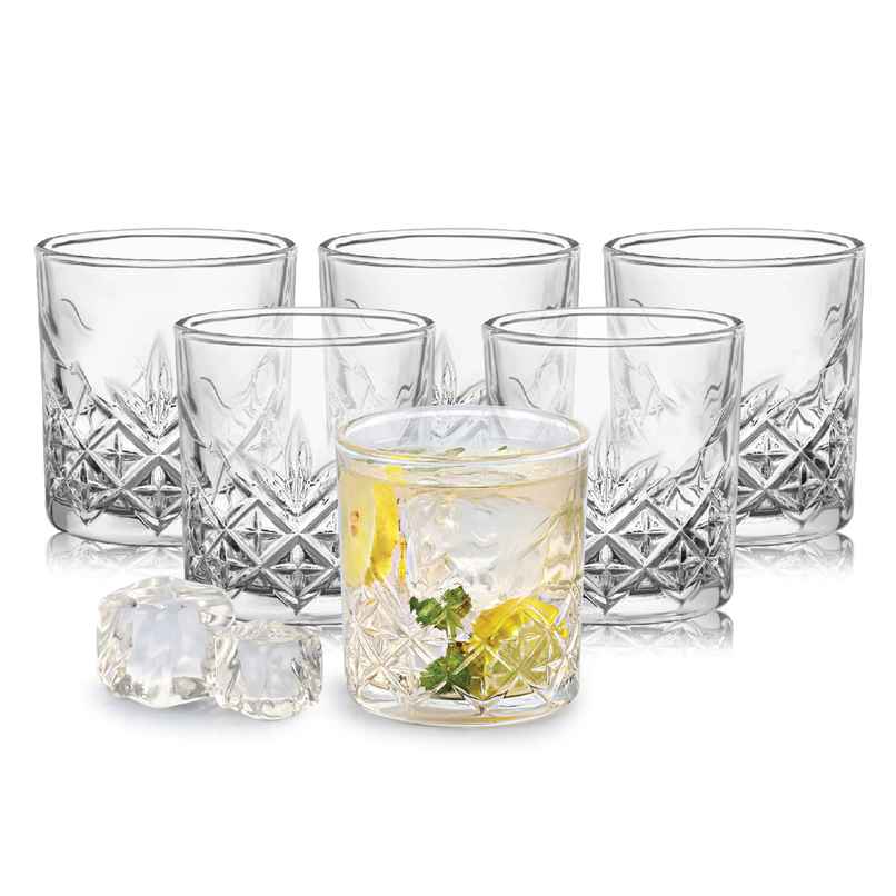 Cello Classix Tumbler Glass Set | Glass Tumblers for Water, Juice & Mocktails | Clear - 275 ml