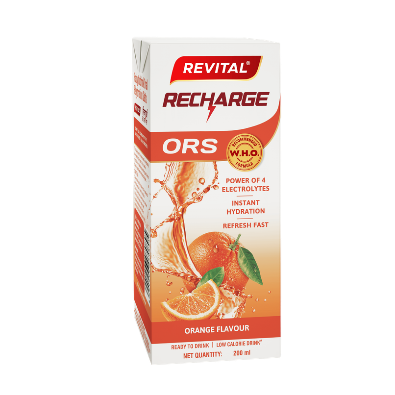Revital Recharge ORS - Orange Flavour
