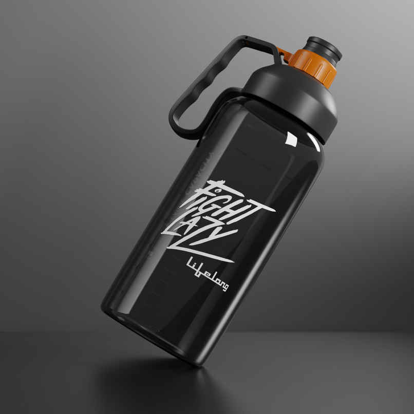 Lifelong Gym Gallon Water Bottle | Black - 1.8 L Lifelong Gym Gallon Water Bottle | Black - 1.8 L