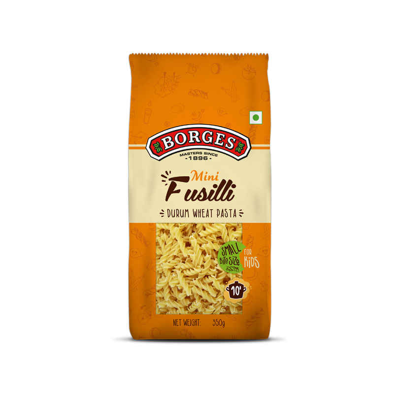 BORGES Mini Fusilli Durum Wheat Pasta