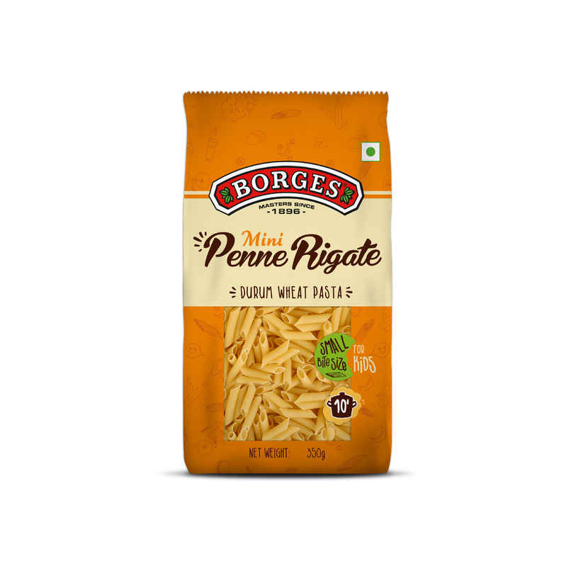 BORGES Mini Penne Rigate Durum Wheat Pasta