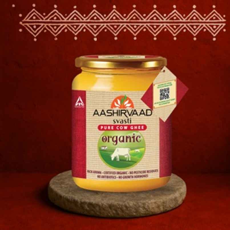 Aashirvaad Organic Pure Cow Ghee | Certified Organic