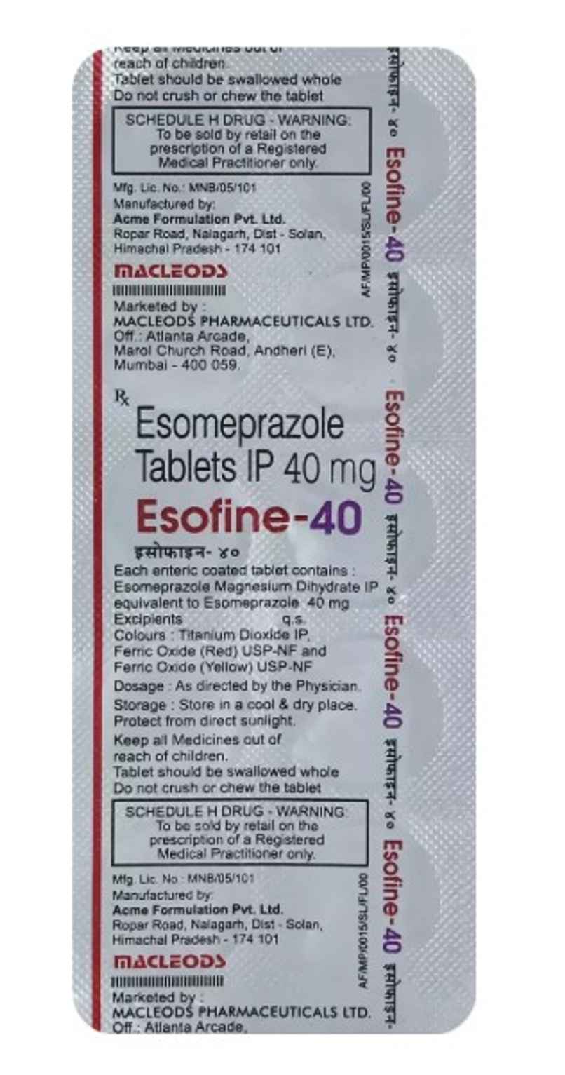 Esofine-40 Tablet Esofine-40 Tablet