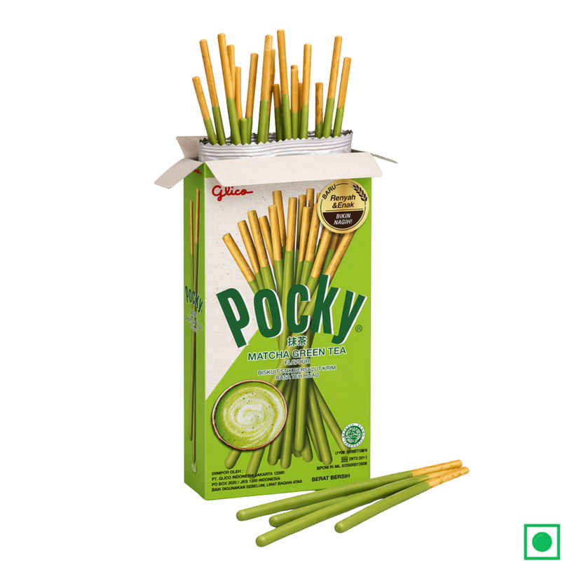 Pocky Matcha Flavoured Biscuit Sticks Pocky Matcha Flavoured Biscuit Sticks