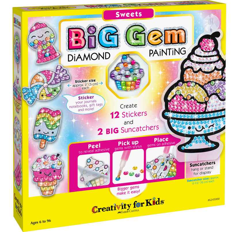 Creativity For Kids Big Gem Diamond Painting Sweets Creativity For Kids Big Gem Diamond Painting Sweets