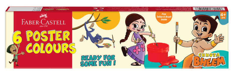 Faber-Castell Poster Colours | 10 ml | Chhota Bheem