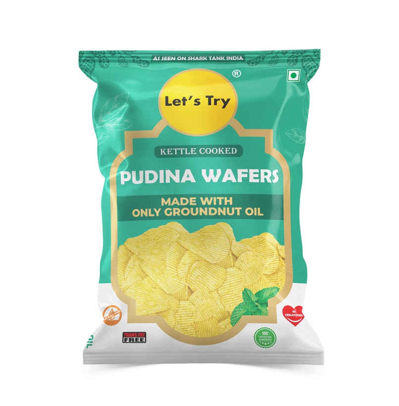 Let's Try Pudina Wafers