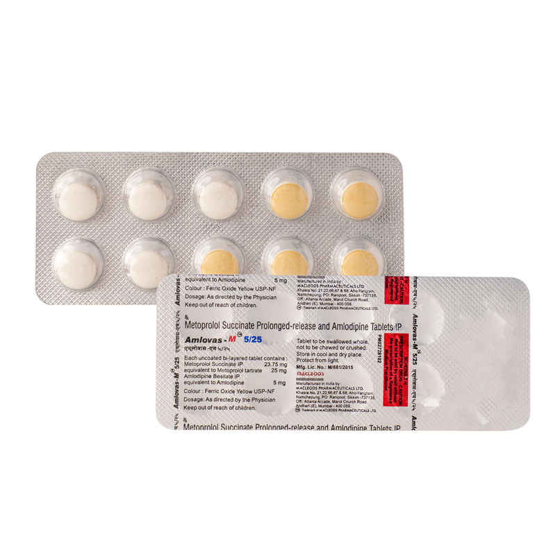 Amlovas-M 5/25 Tablet PR