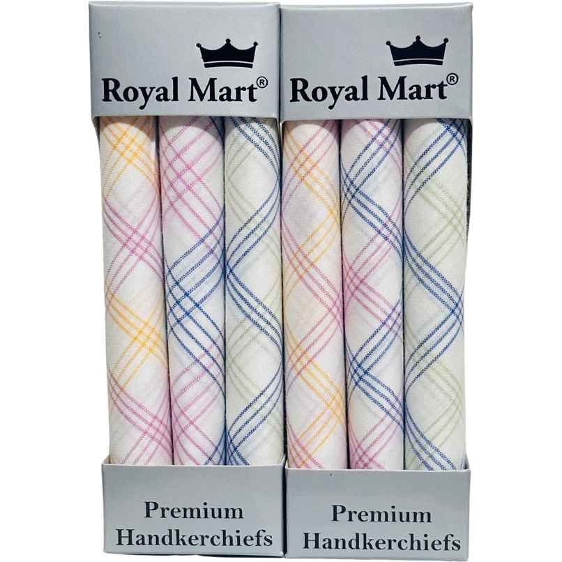 Royal Mart Women's Cotton Handkerchief | Assorted - One Size