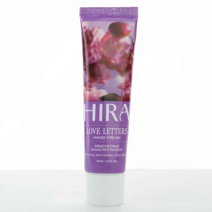 Hira Love Letters Hand Cream | Enriched with Shea Butter | Non-Greasy, Moisturizing & Fast Absorbing