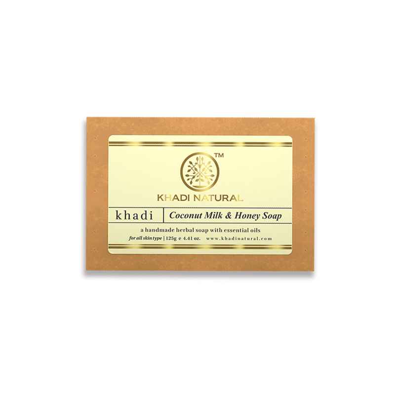 Khadi Natural Coconut Milk And Honey Handmade Soap | Moisturizes Dry Skin, Khadi Natural Coconut Milk And Honey Handmade Soap | Moisturizes Dry Skin,