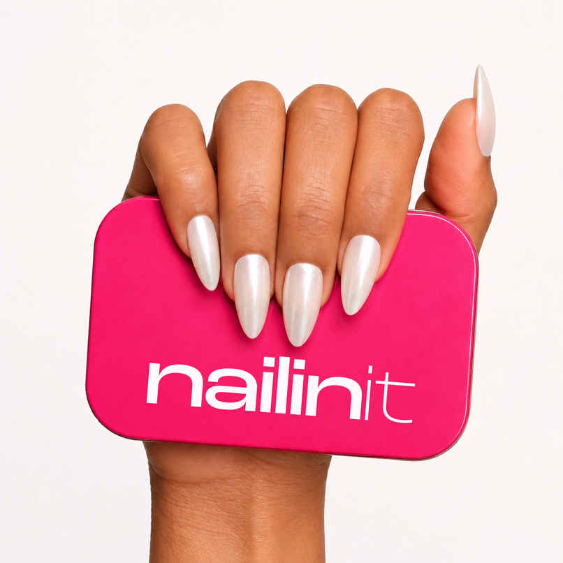 Nailinit Press On Nails Glazed Donut | Reusable False Nail Extensions with Glue Tabs Nailinit Press On Nails Glazed Donut | Reusable False Nail Extensions with Glue Tabs
