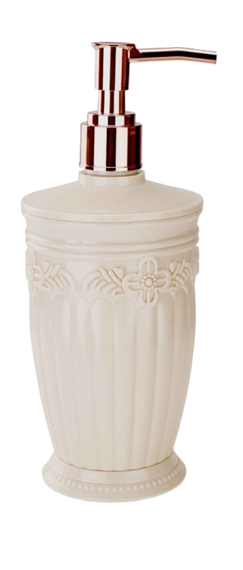 Nayasa Bianca Plastic Soap Dispenser for Kitchen & Bathroom | Beige Nayasa Bianca Plastic Soap Dispenser for Kitchen & Bathroom | Beige