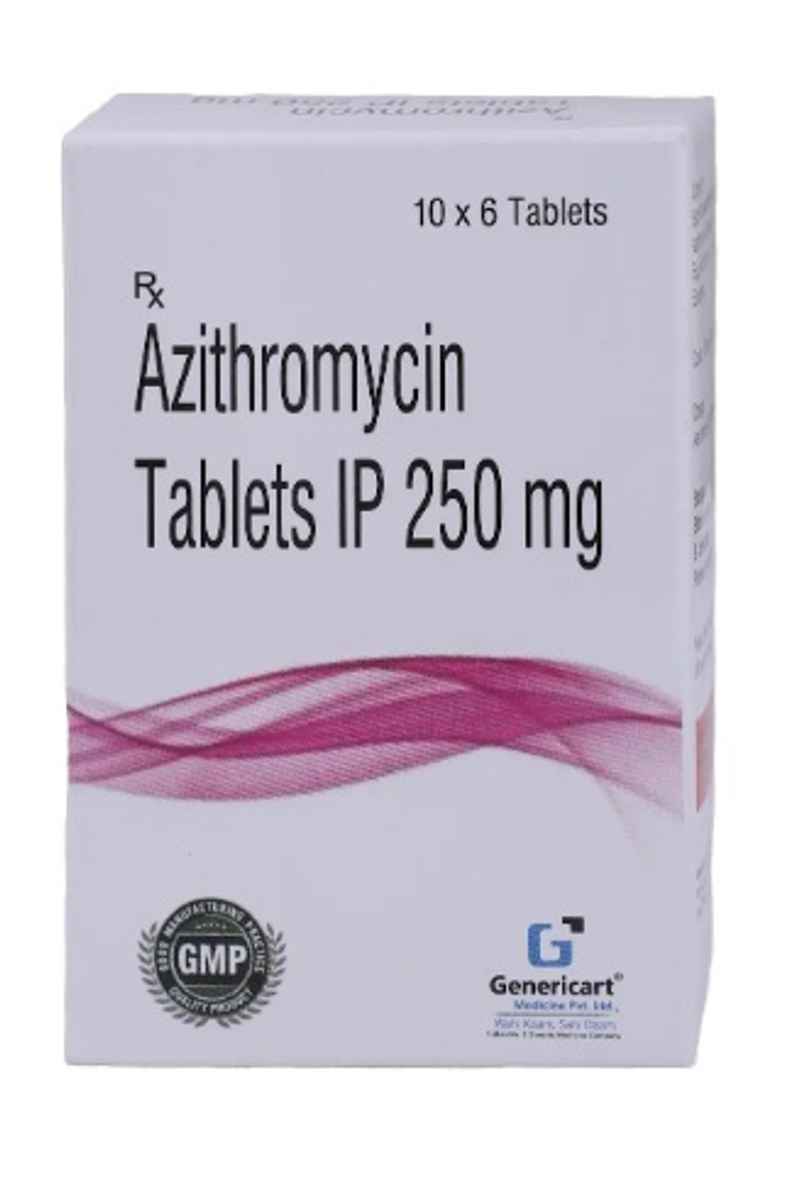 Genericart Azithromycin 250mg Tablet Genericart Azithromycin 250mg Tablet