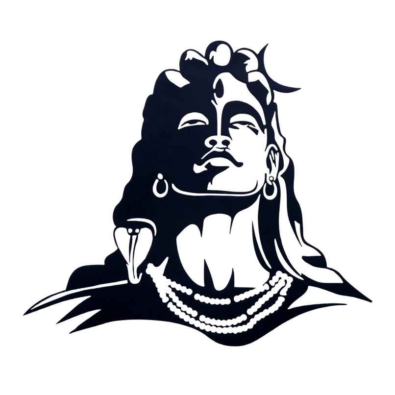 House Of Festivals Automobile Reflective Sticker - 10 x 10 Inches Design 19