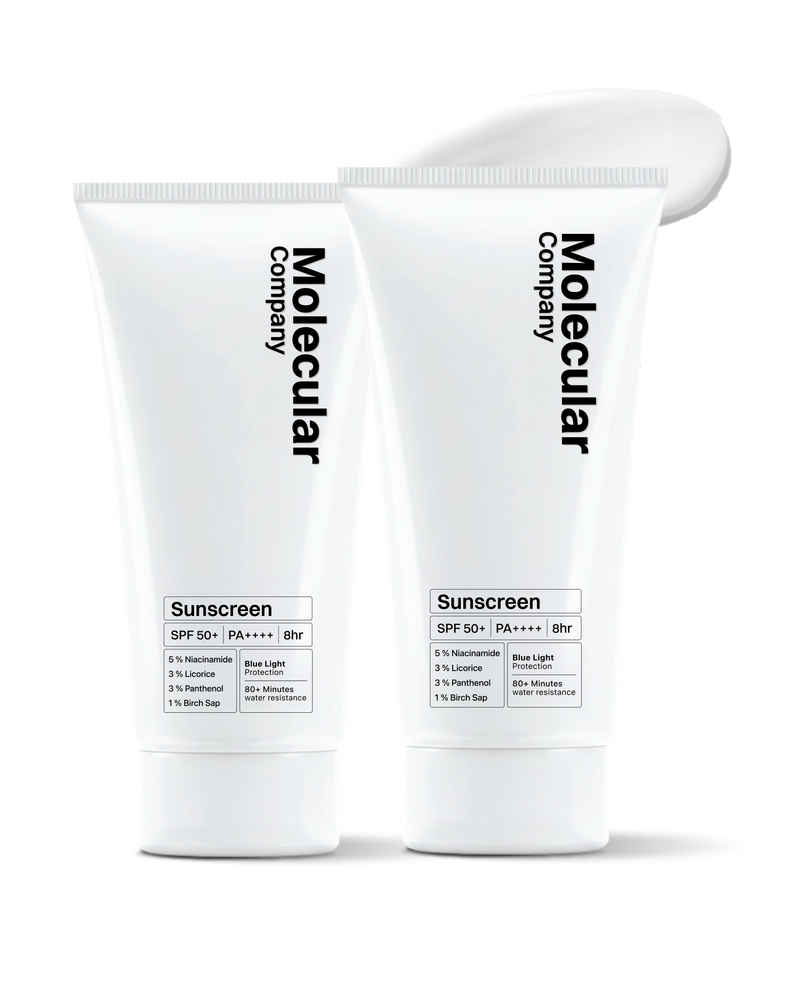 Molecular Company Sunscreen SPF 50+ PA++++ For Tan Free and Glowing Skin Molecular Company Sunscreen SPF 50+ PA++++ For Tan Free and Glowing Skin