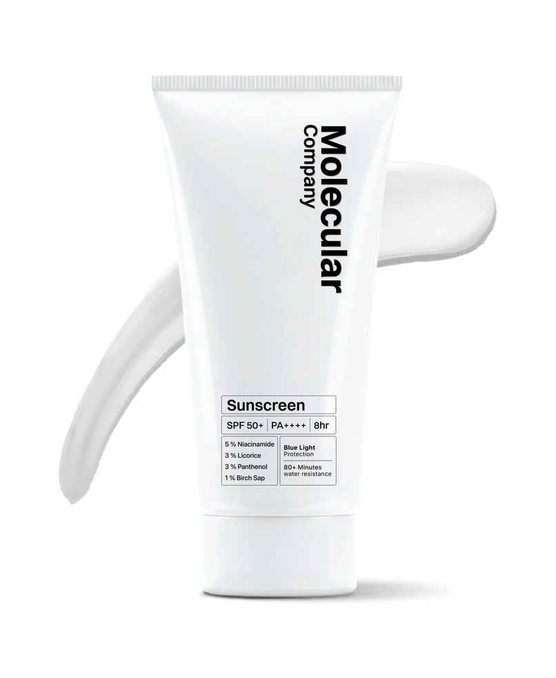 Molecular Company Sunscreen SPF 50+ PA++++ For Tan Free and Glowing Skin Molecular Company Sunscreen SPF 50+ PA++++ For Tan Free and Glowing Skin