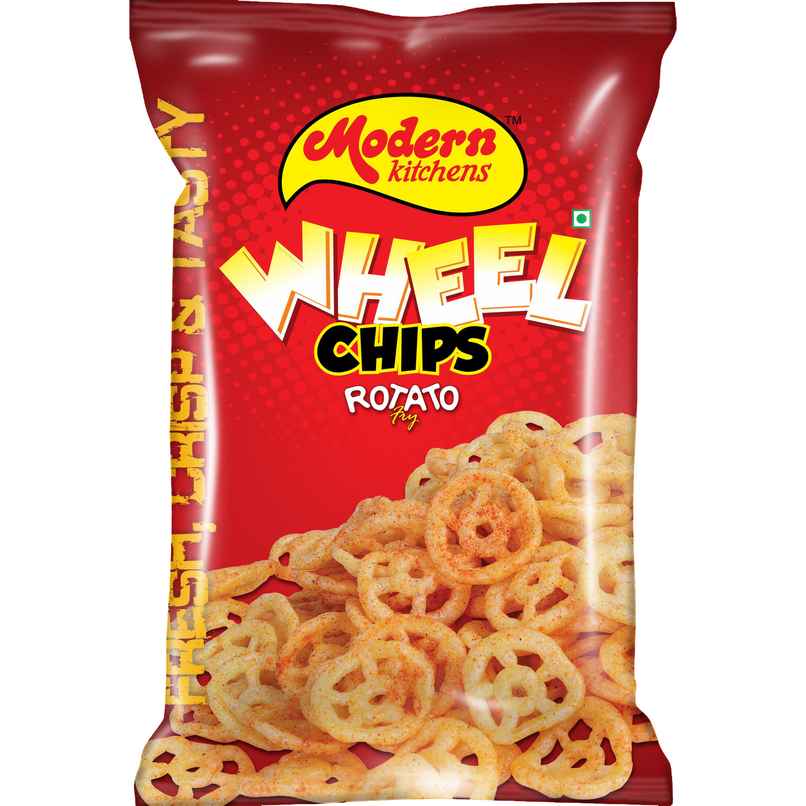 Modern Kitchen Wheel Chips | Crispy Fryums Snack Modern Kitchen Wheel Chips | Crispy Fryums Snack