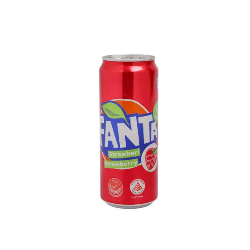 Fanta Strawberry Flavour Soft Drink (Can)