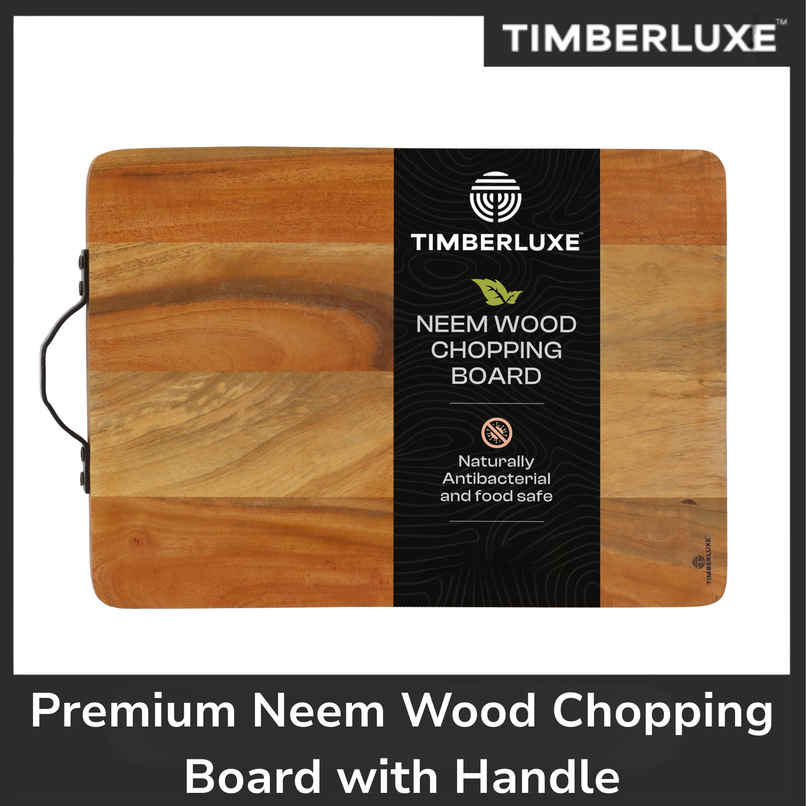 Timberluxe Neem Wood Chopping Board | 9 x 13 inch
