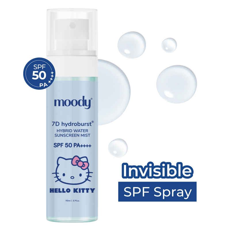 Moody 7d HydroBurst Hybrid Water Sunscreen Mist SPF 50 PA++++