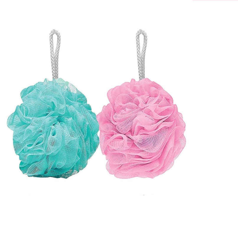 Bronson Professional Loofah For Body Scrubbing | Round Bath Sponge | Color May Vary | 2 pcs Bronson Professional Loofah For Body Scrubbing | Round Bath Sponge | Color May Vary | 2 pcs