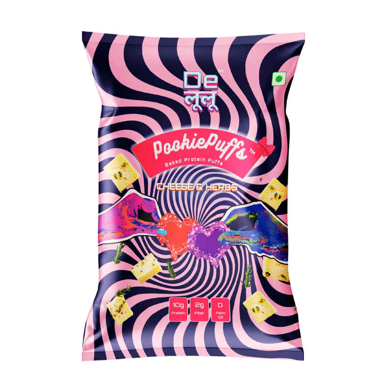 Delulu Pookiepuffs Chips (Cheese & Herbs) - Multigrain Chips