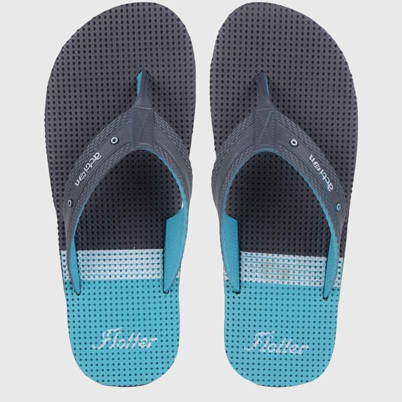 Action Men's Gfl-3804 Slippers | Evening Walk | Bathroom | Room Slippers | D.Grey and S.Green - UK 10