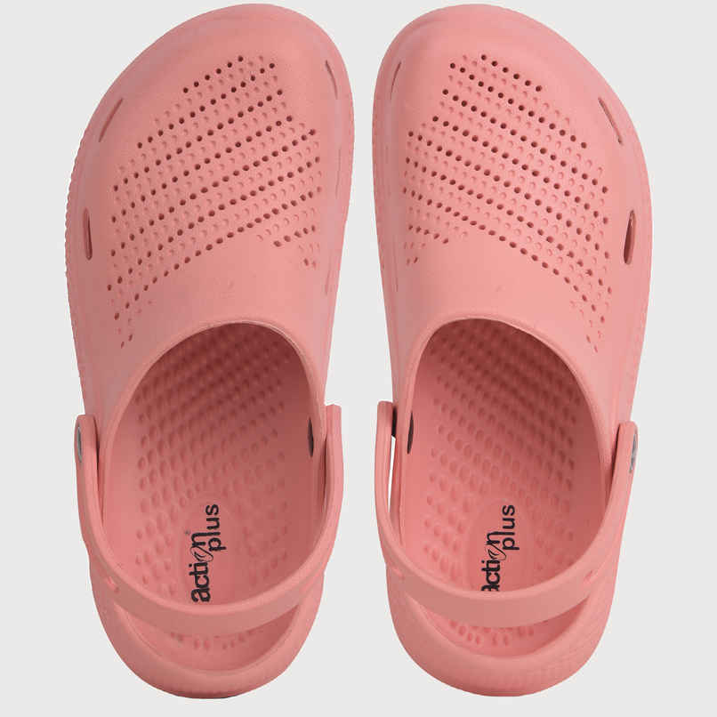 Action Women's Ontc-17 Ultra Lightweight Clogs | Trendy Colors | Air Pass Upper | Peach - UK 8