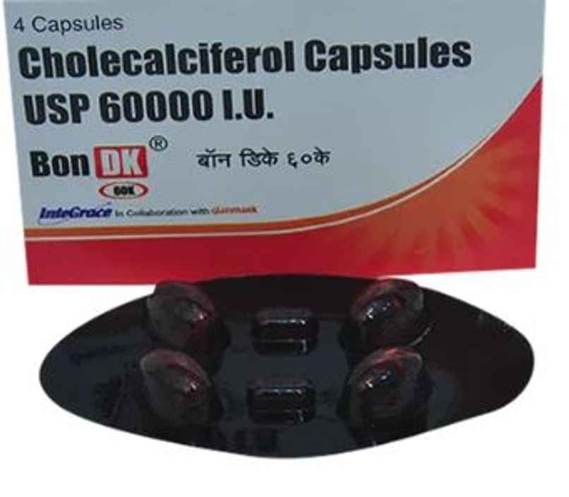 Bon DK 60000IU Vitamin D3 Capsule
