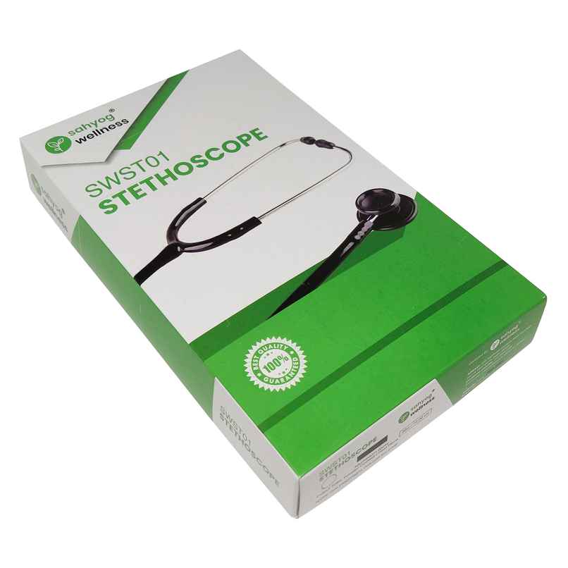 Sahyog Wellness Professional's Sensitivity Stethoscope for Medical Students And Doctors - Black