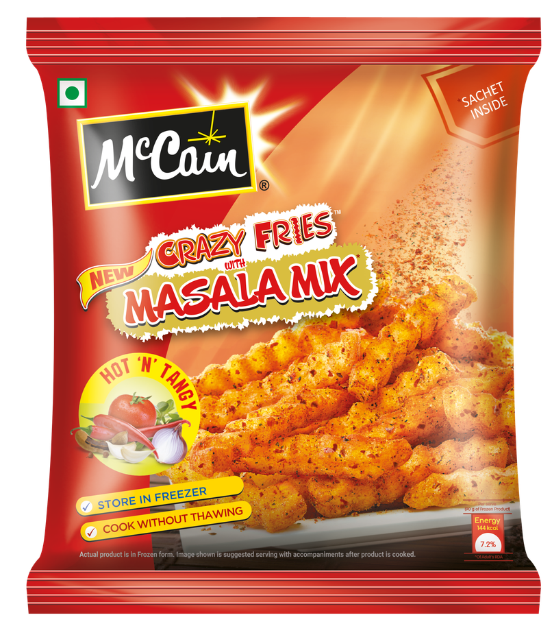 McCain Crazy Fries Masala MixHot 'n' Tangy Combo 