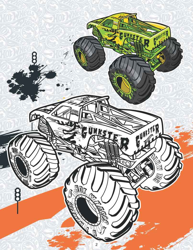 Hot Wheels Copy Colouring Book for Kids