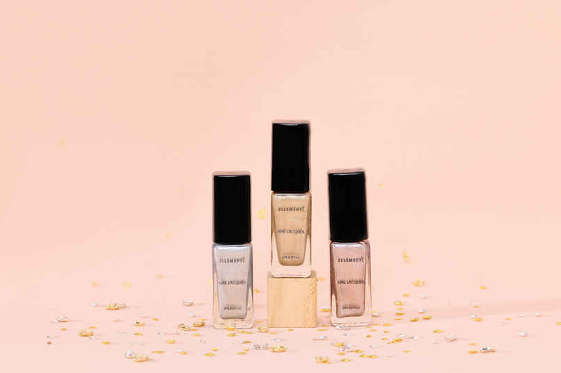 Ellement Co. Celestial Shimmer Nail Polish Kit | Shimmery Glam Shades | Long-Lasting Gloss