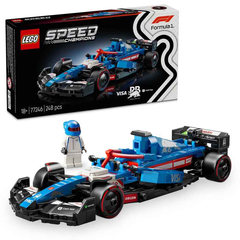 LEGO Speed Champions Visa Cash App RB VCARB 01 F1 Race Car Vehicle Kit 77246
