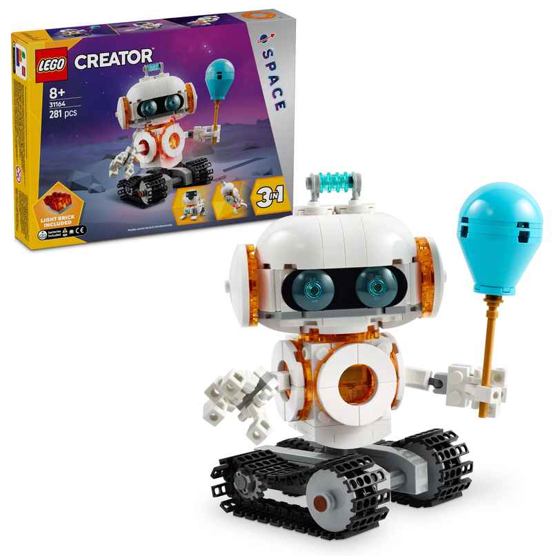 LEGO Creator 3in1 Space Robot Toy Science Playset 31164