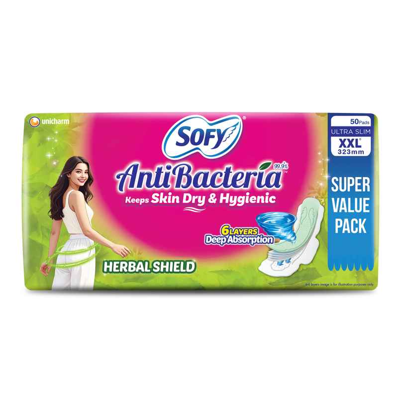 Sofy Anti Bacteria Sanitary Pads | 2XL Sofy Anti Bacteria Sanitary Pads | 2XL