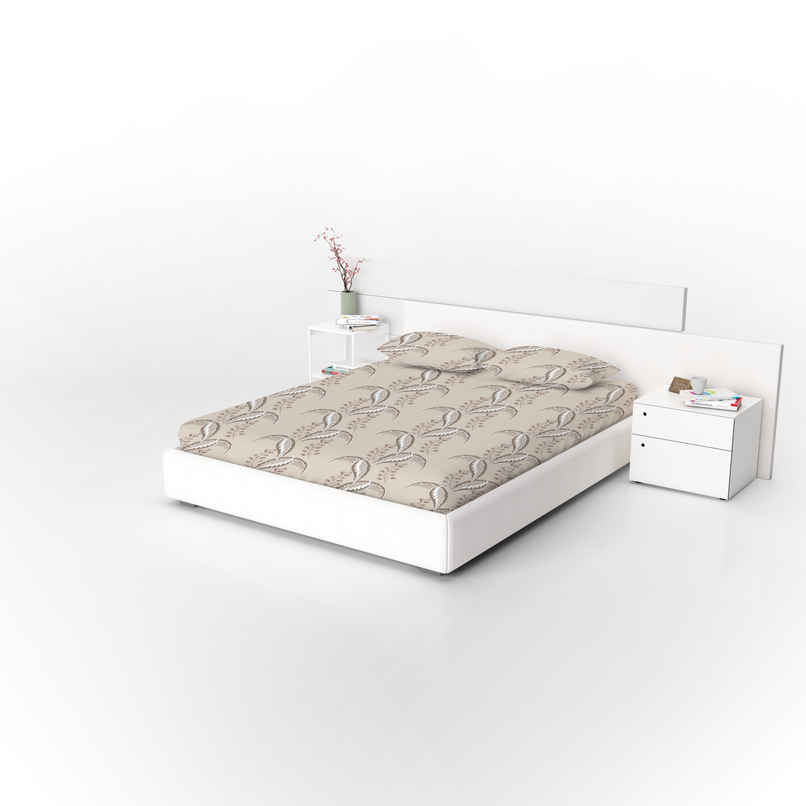 Status Crown Superfine Microfiber Queen Bedsheet | Nature Trail | 220 x 250 cm Status Crown Superfine Microfiber Queen Bedsheet | Nature Trail | 220 x 250 cm