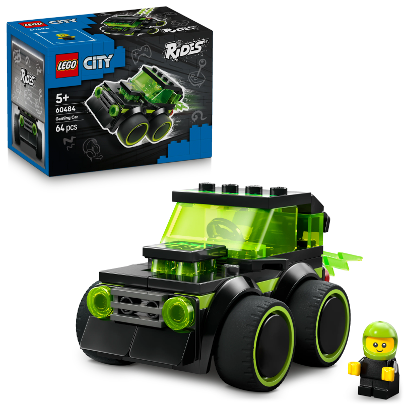 LEGO City Rides Gaming Race Car Model Car Kit 60484 LEGO City Rides Gaming Race Car Model Car Kit 60484