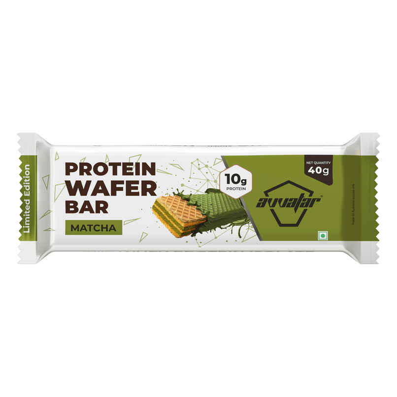Avvatar Matcha Whey Protein Wafer Bar 10g Protein | Limited Edition Avvatar Matcha Whey Protein Wafer Bar 10g Protein | Limited Edition